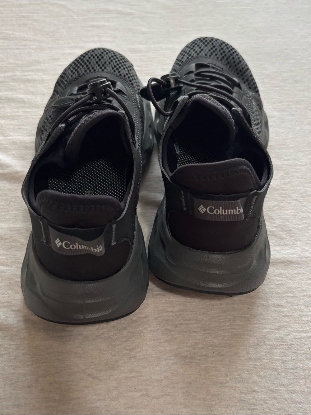 Columbia Kids Black Gray Mesh Athletic Sneakers Slip-On Shoes Size 5 - Picture 6 of 7